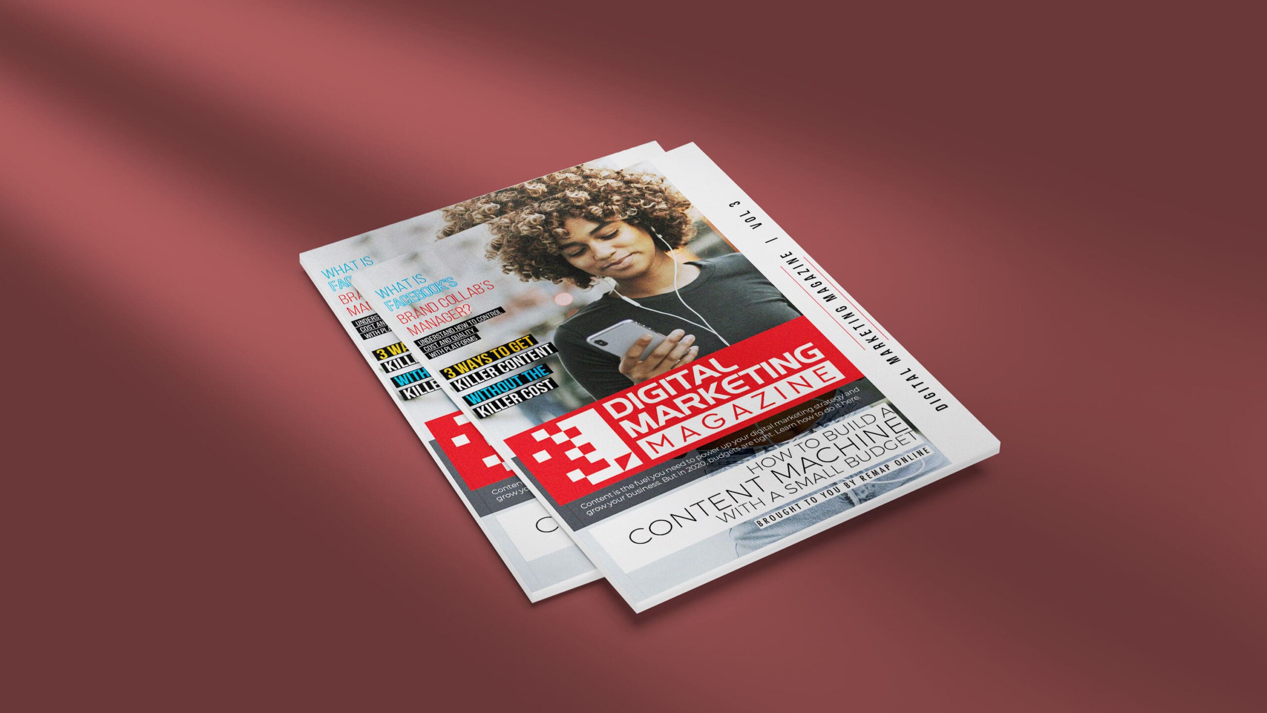 Digital Marketing Magazine Cover – Volume 3 (16×9)