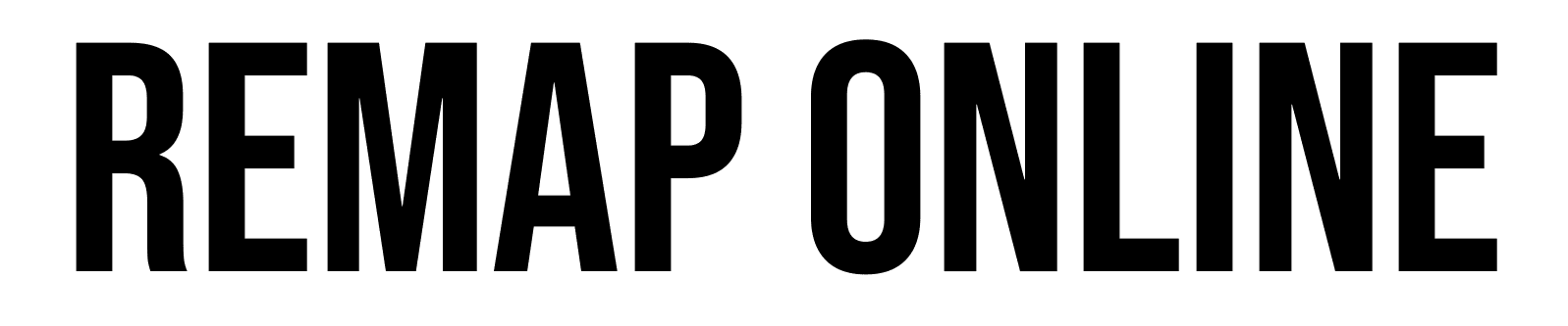 Remap Online Logo plain b&w