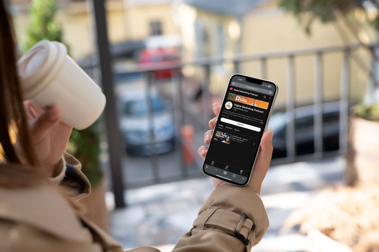 Listening to the Digital Marketing Podcast