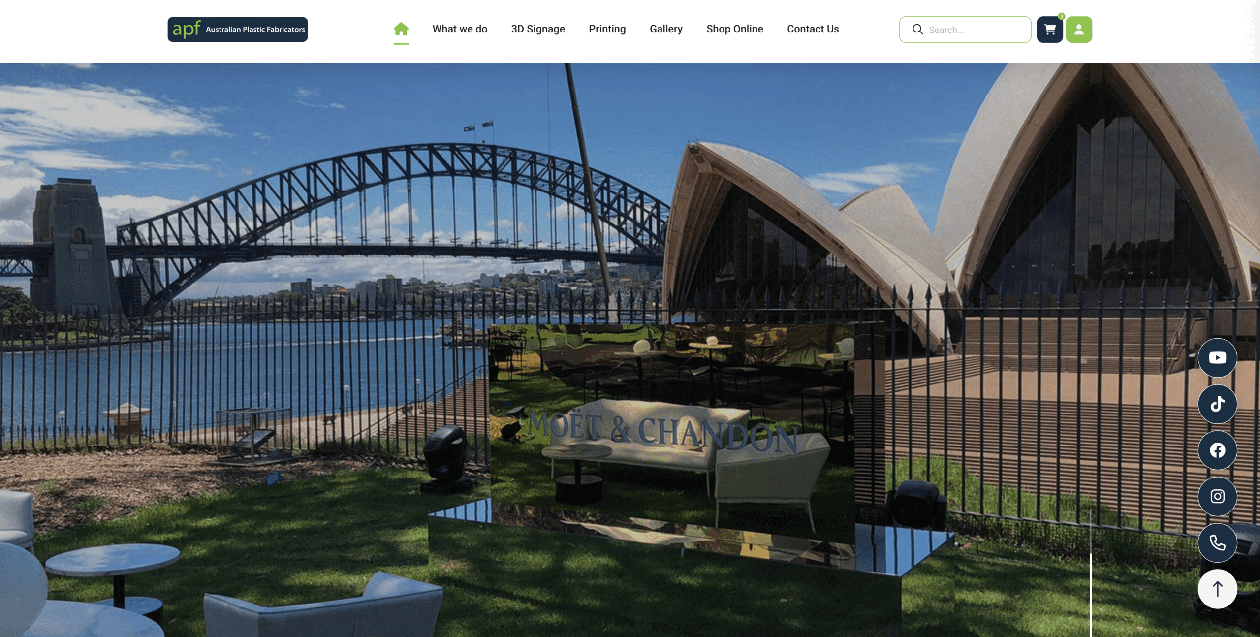 WordPress eCommerce site developed by Remap Online for APF